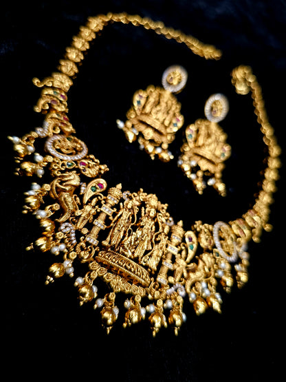 Neck set with earrings code SLS 717J