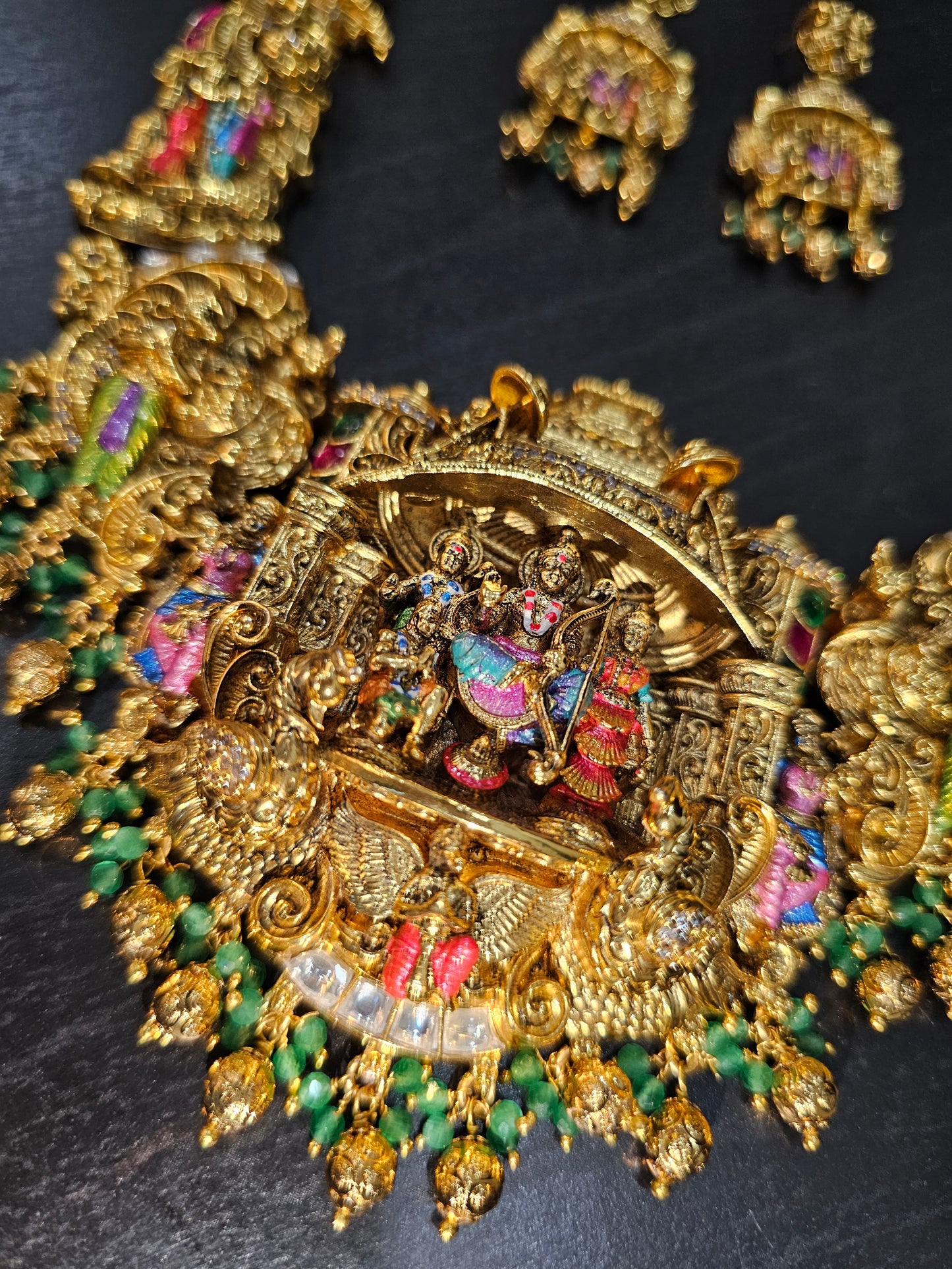 Long set with earrings code SLS 441J