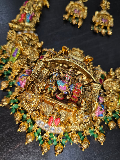 Long set with earrings code SLS 441J