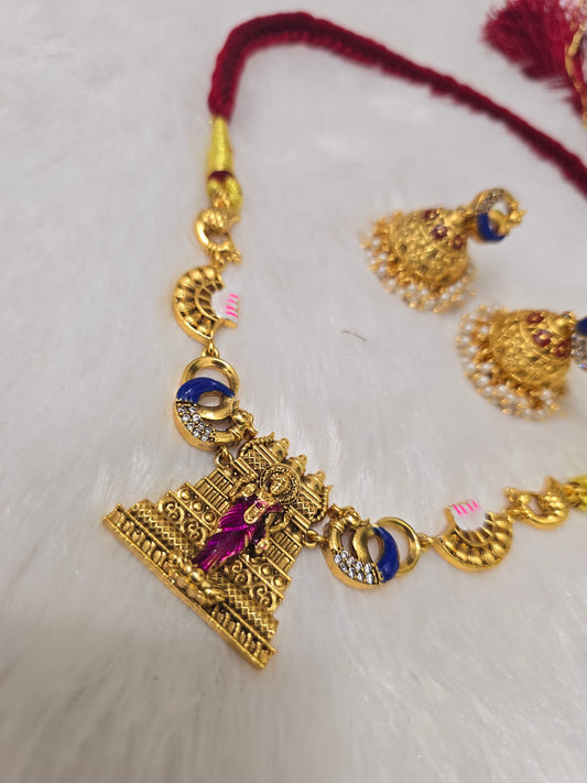 Neck set with earrings Code SLS 363 J