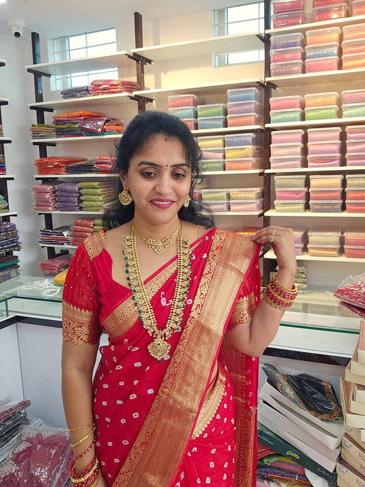 Saree un stiched blouse - SLS83