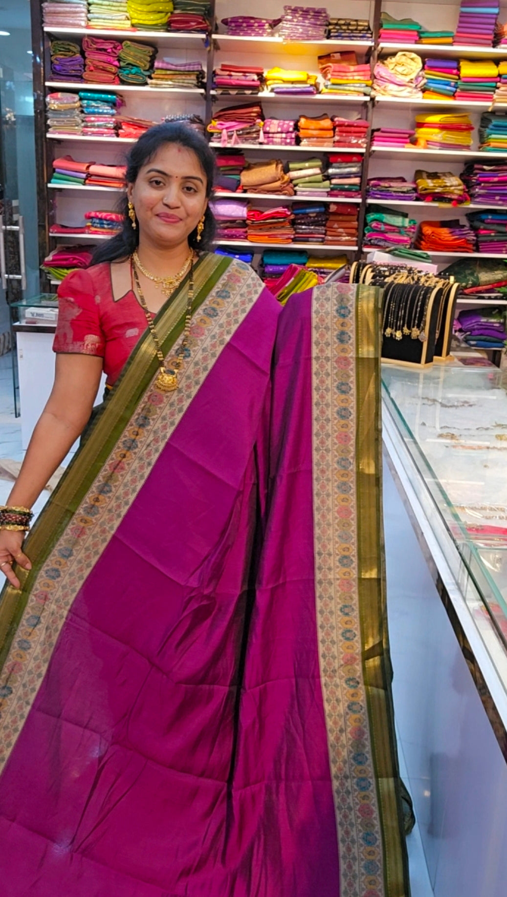Saree un stiched blouse code SLS 538