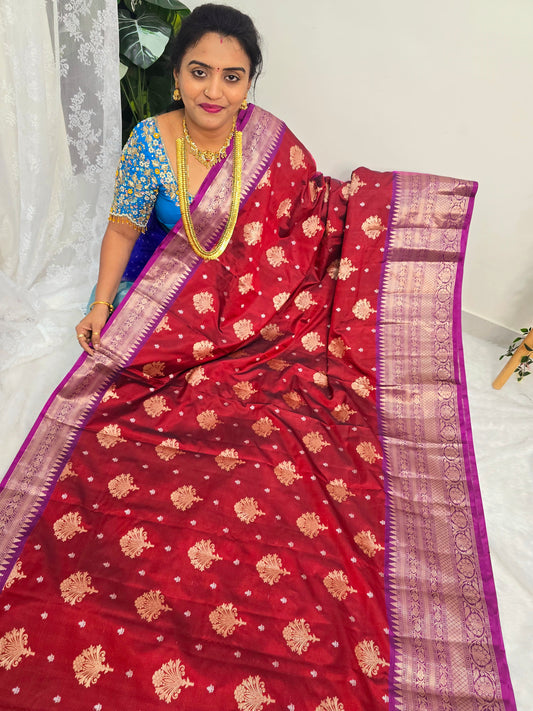 Saree un stiched blouse code SLS 419