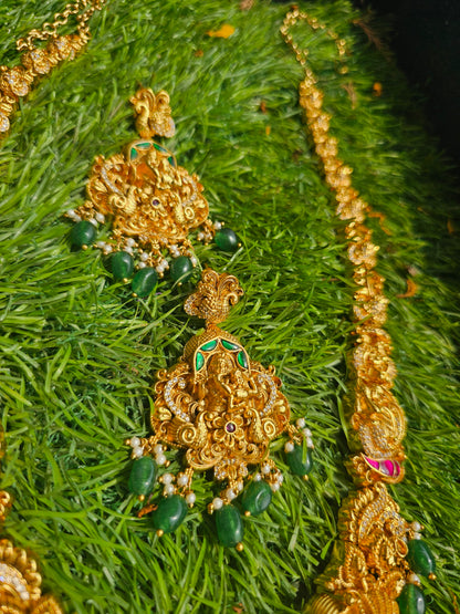 Long set with earrings code SLS 533J