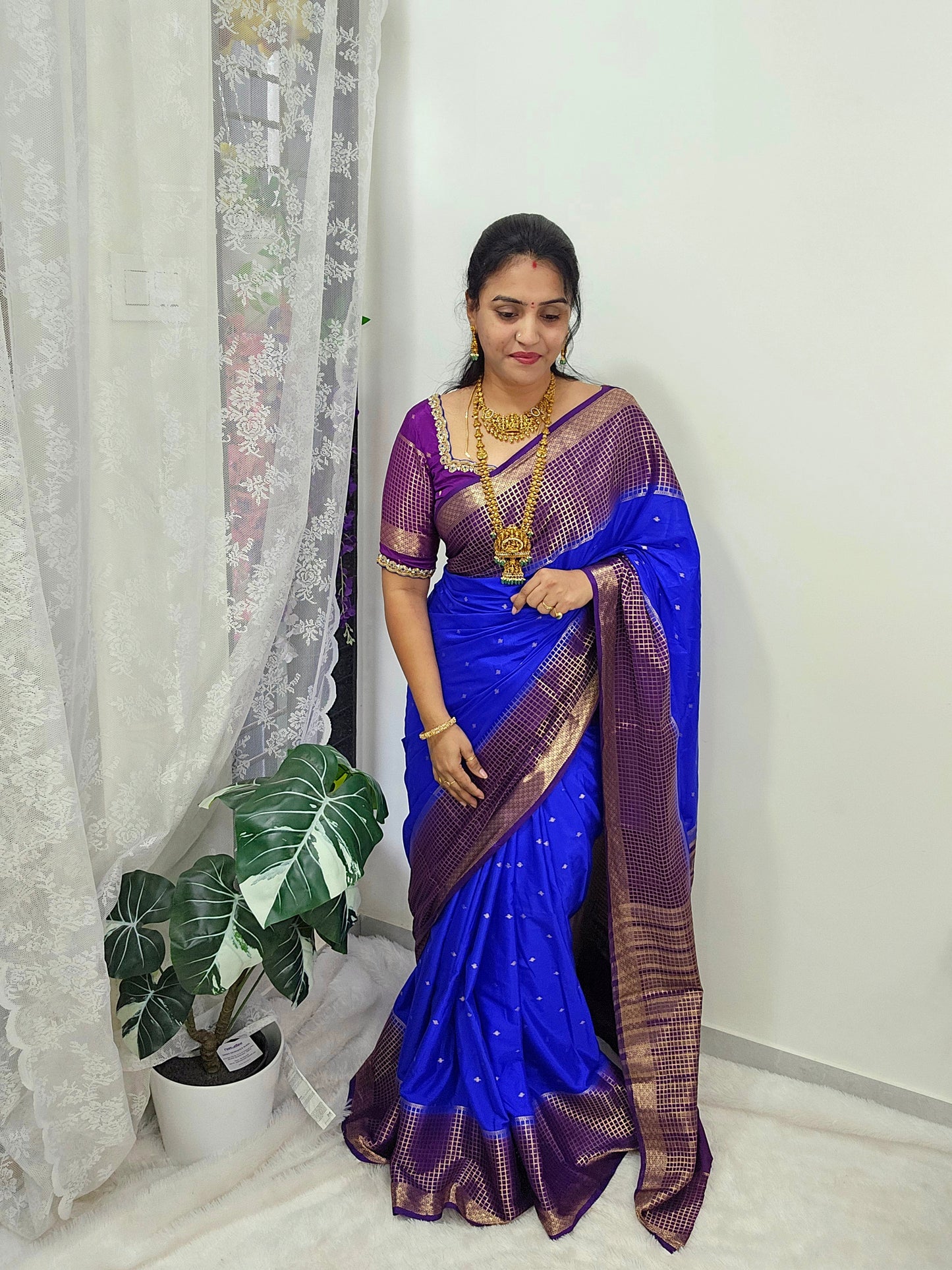 Saree un stiched blouse code SLS 529