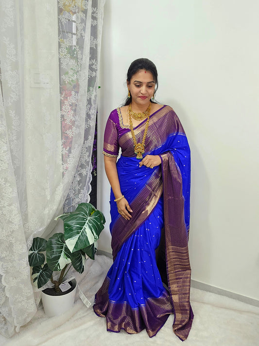 Saree un stiched blouse code SLS 581