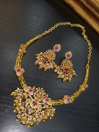 Neck set with earrings Code SLS 342 J