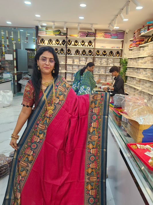 Saree un stiched blouse code SLS 732