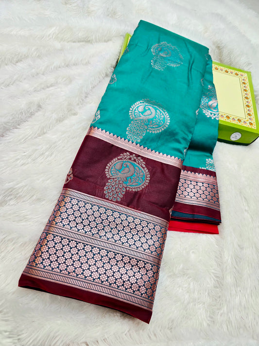 Saree un stiched blouse code SLS 560