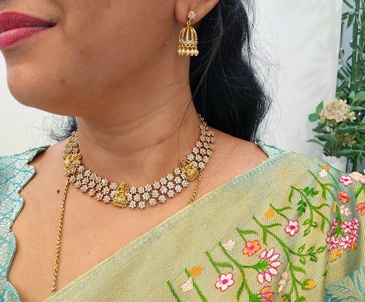 Code SLS 191j neck set with earrings small return gift