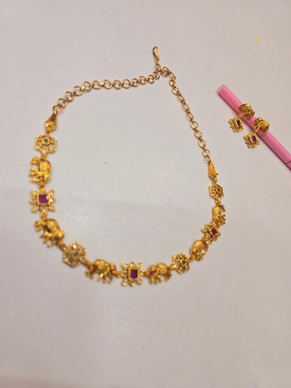 Neck set with earrings code SLS 247J
