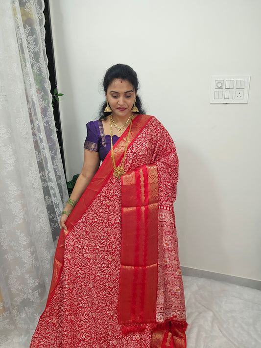 Saree un stiched blouse code SLS 483