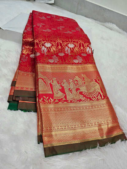 Saree un stiched blouse code SLS 583
