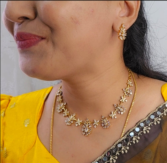 Neck set with earrings code SLS 739J