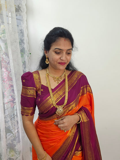 Saree un stiched blouse code SLS 552