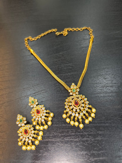 Neck set with earrings Code SLS 345 J