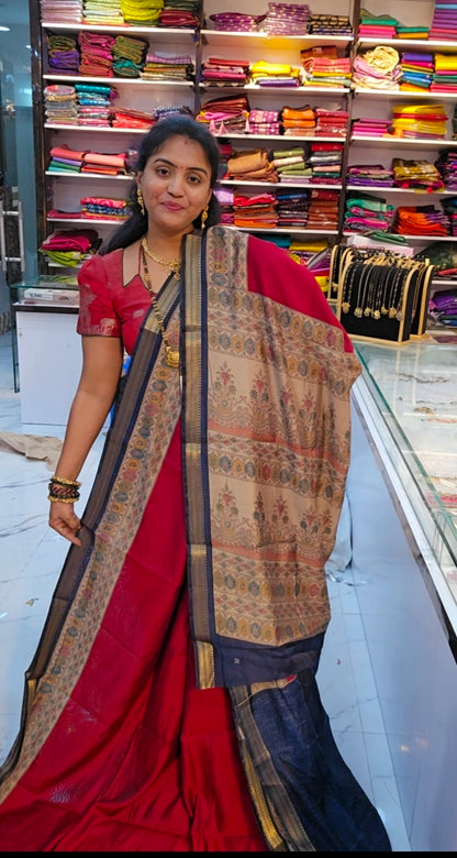 Saree un stiched blouse code SLS 538