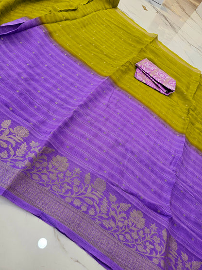 Saree un stiched blouse code SLS 680