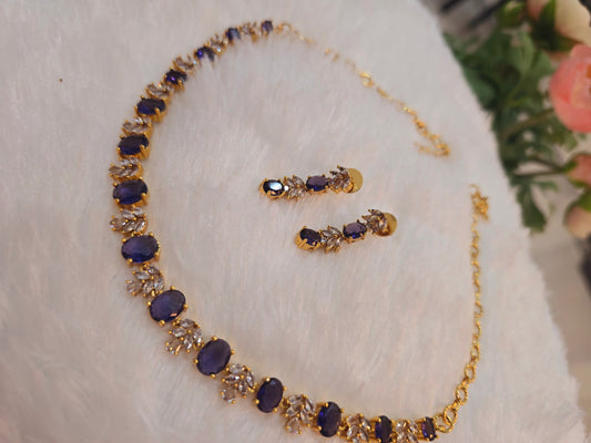 Neck set with earrings Code SLS 278J