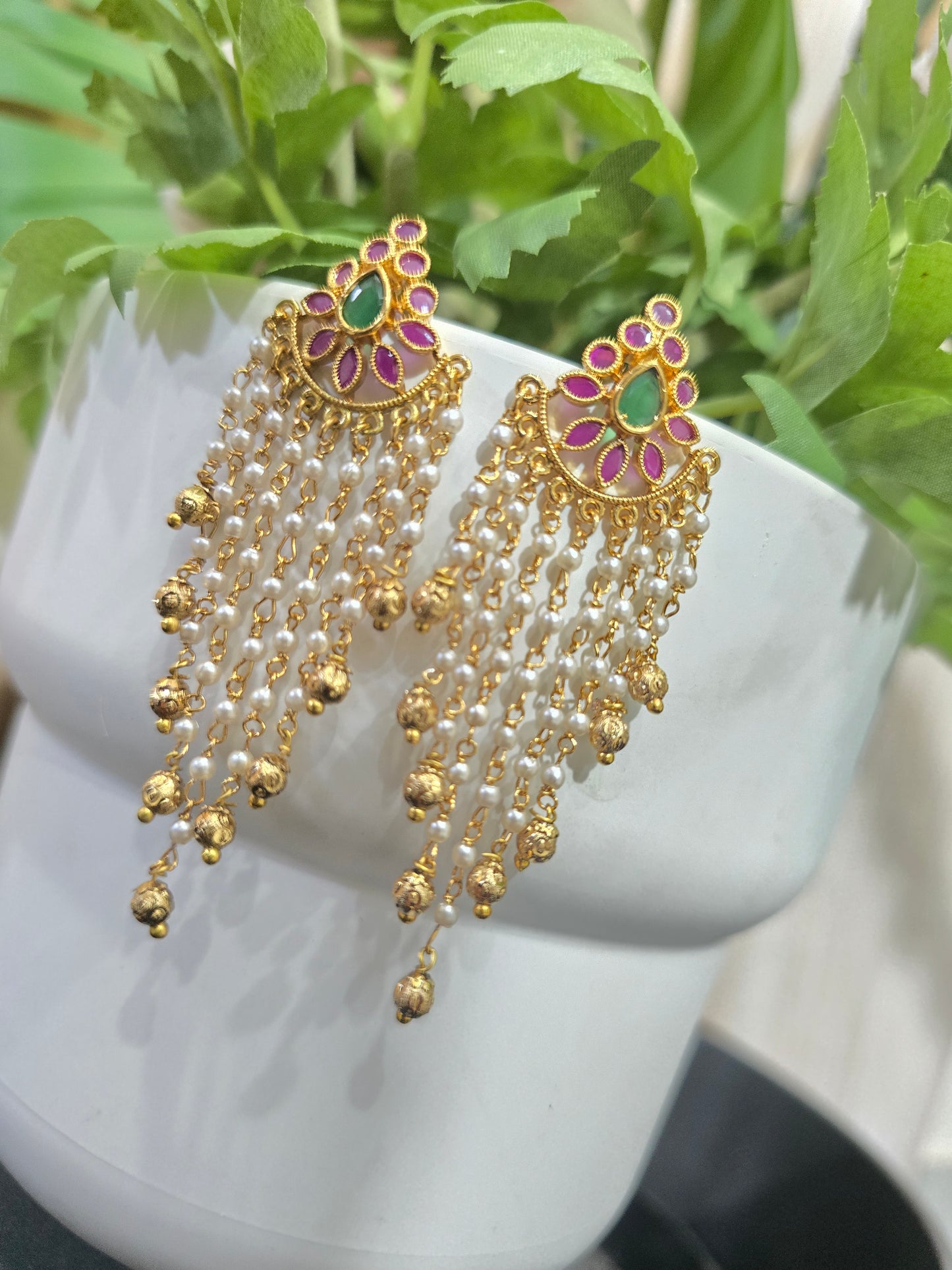 Scrow back earrings code SLS 765J