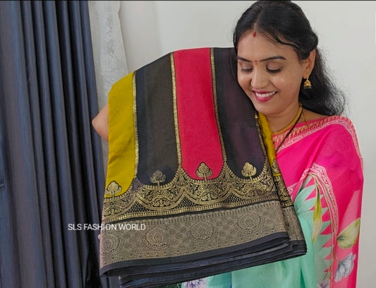 Saree un stiched blouse code SLS 522