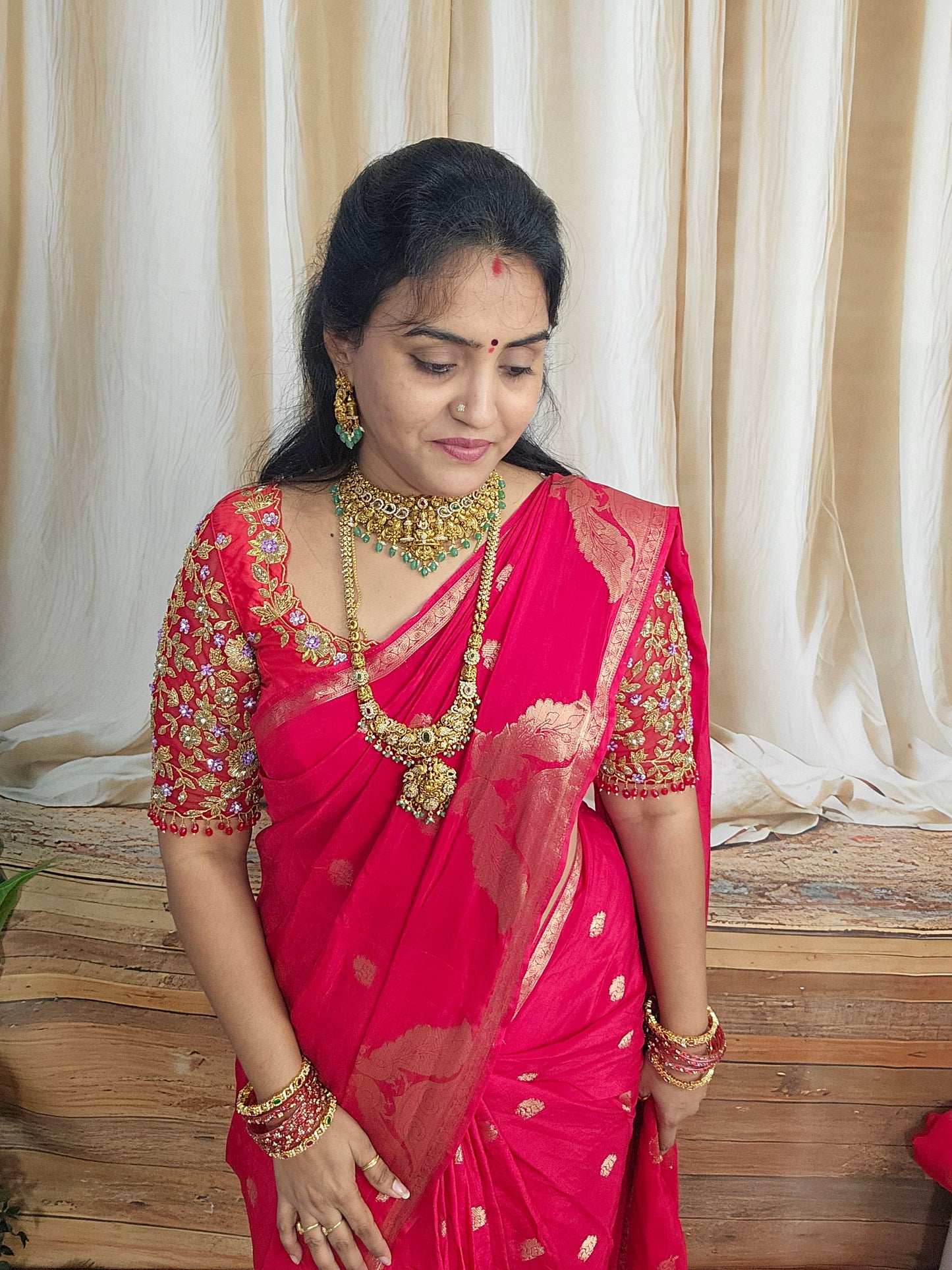 Saree un stiched blouse code SLS