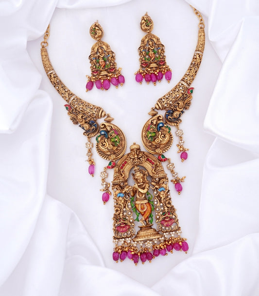 Neck set with earrings Code SLS 340 J