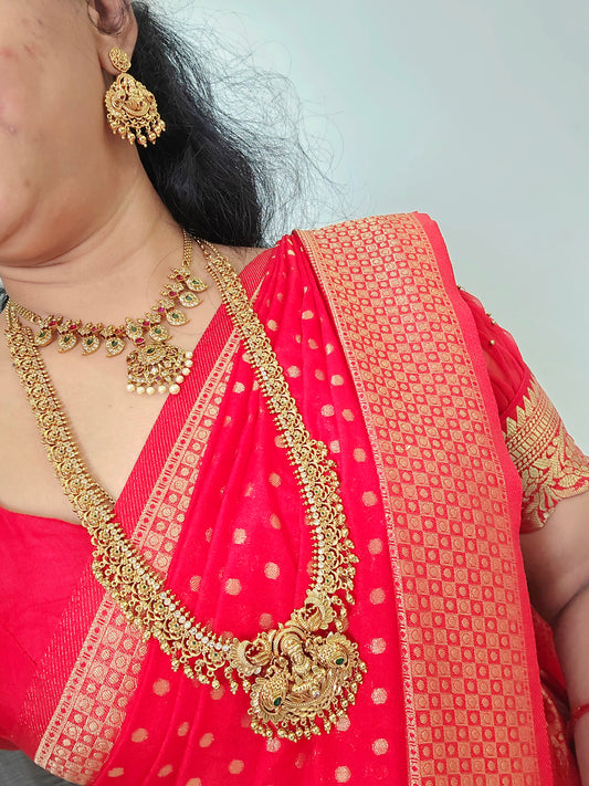 Code SLS 210J Long set with earrings