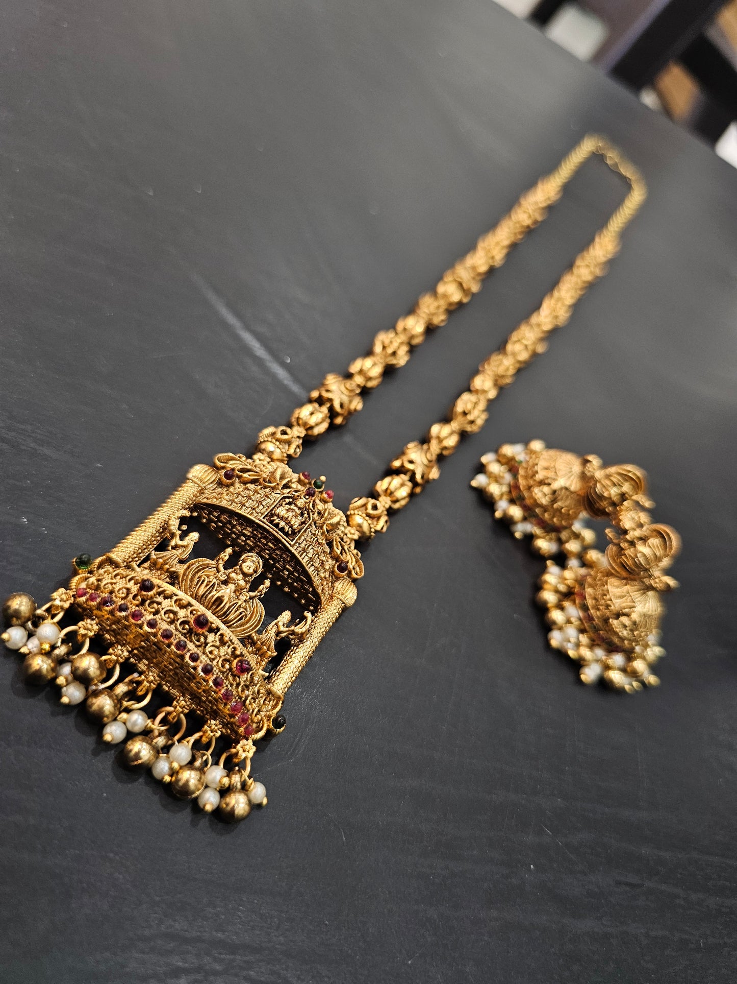 Mala set with earrings code SLS 518J