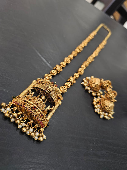 Mala set with earrings code SLS 518J