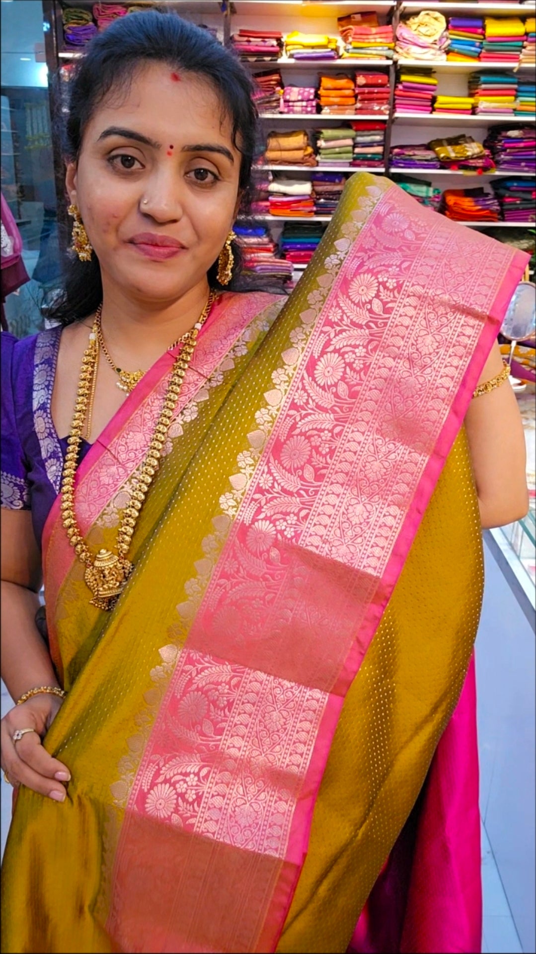 Saree un stiched blouse code SLS 542