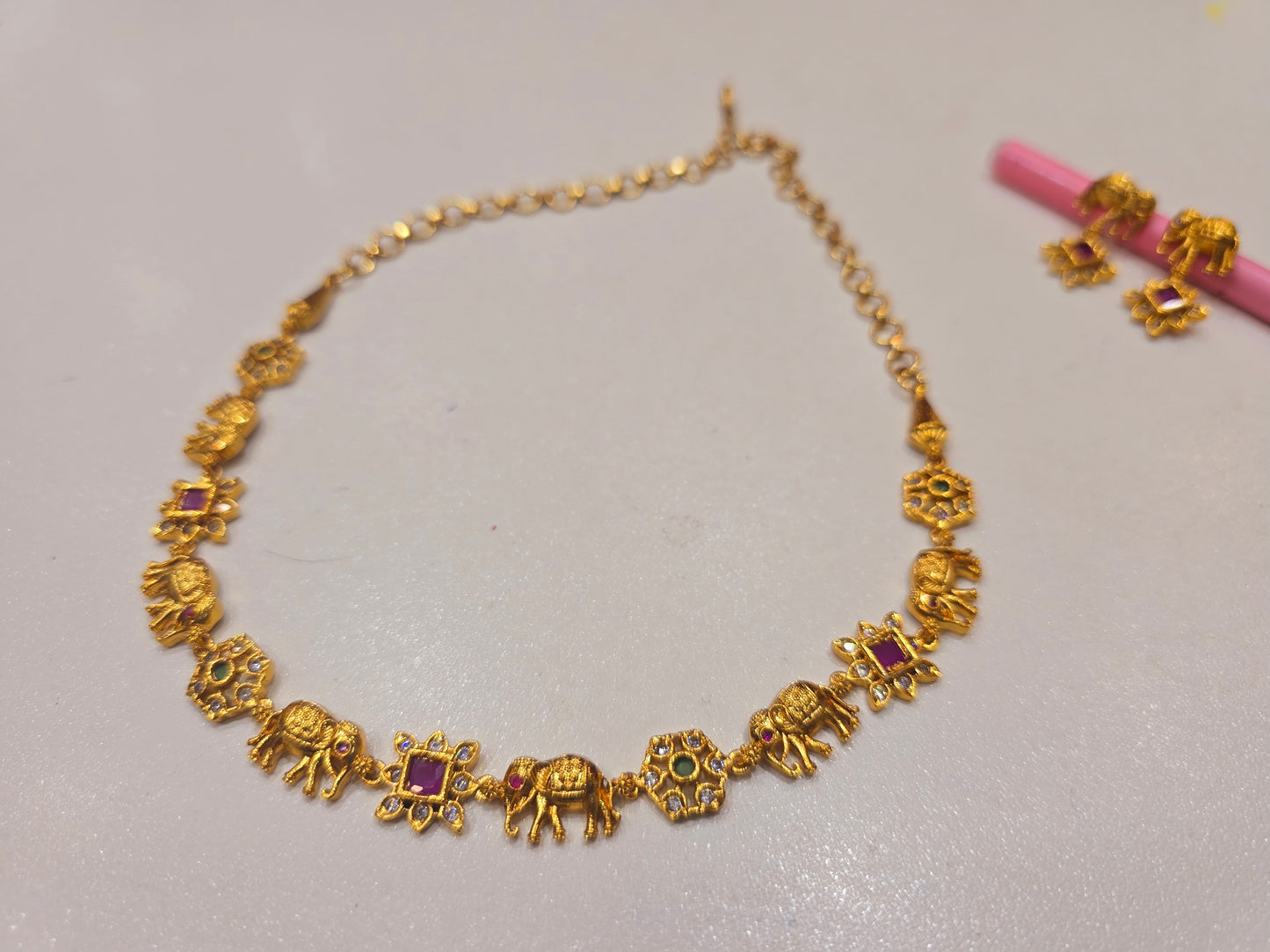 Neck set with earrings code SLS 247J