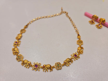 Neck set with earrings code SLS 247J