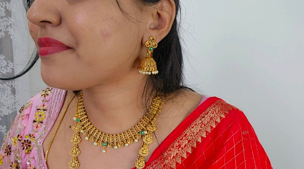 Neck set with earrings code SLS 591J