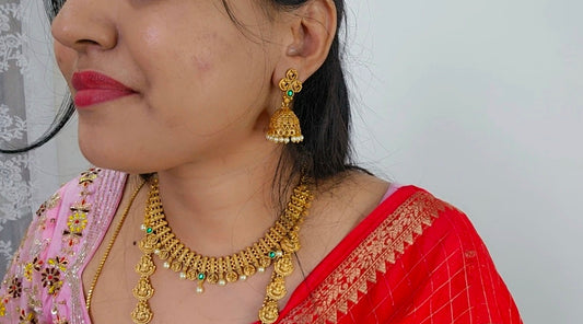 Neck set with earrings code SLS 591J