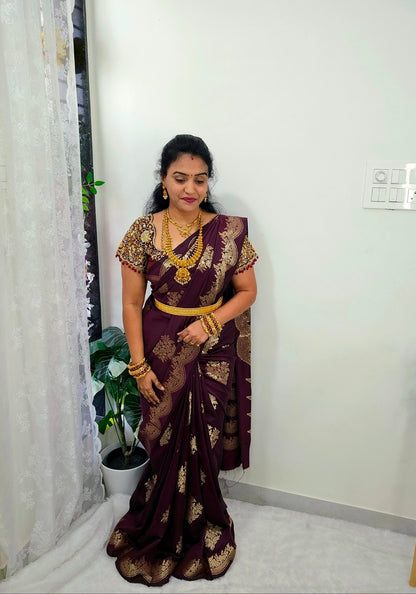 Saree un stiched blouse code SLS 506