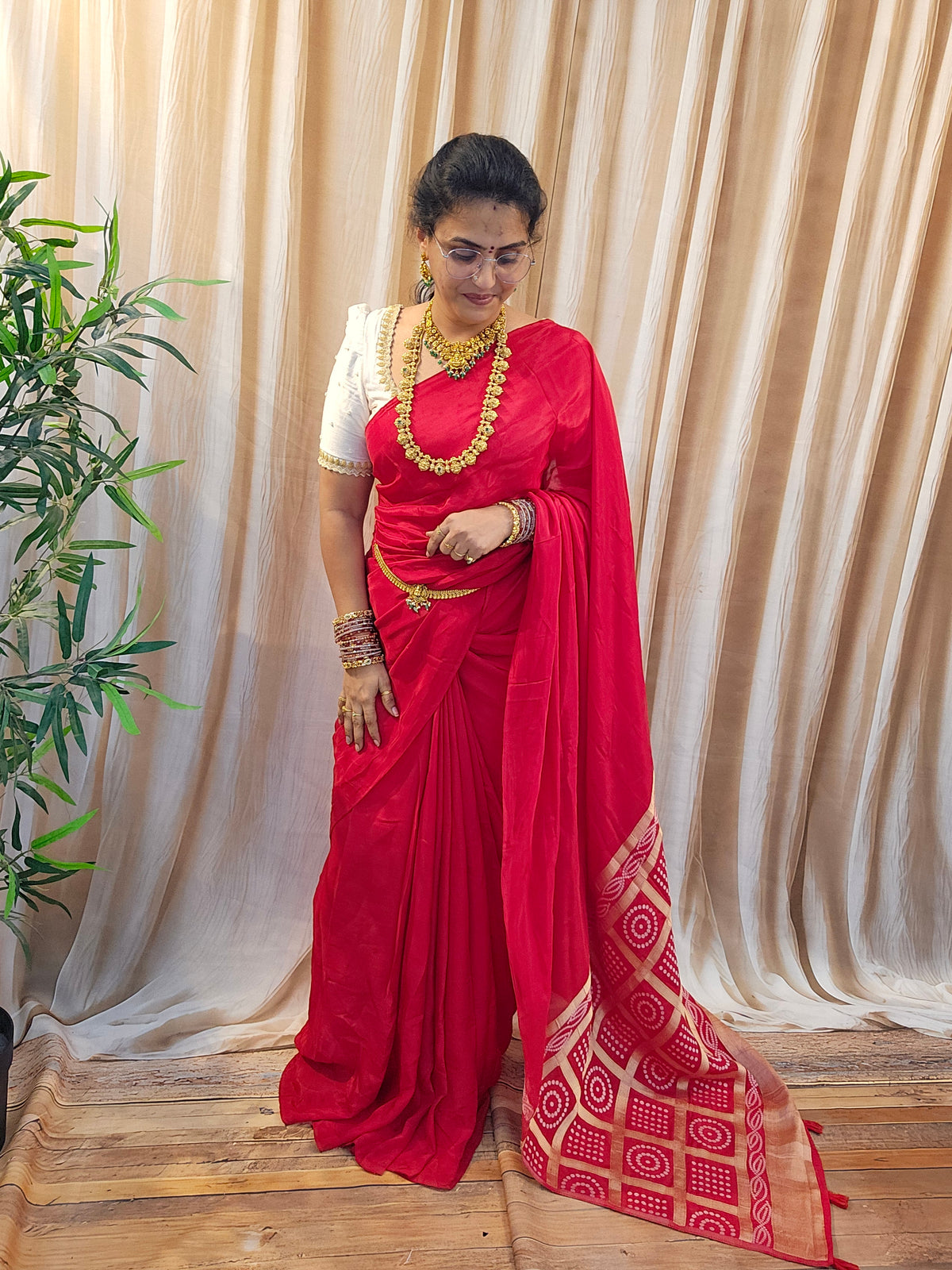 Saree un stiched blouse code  SLS 765