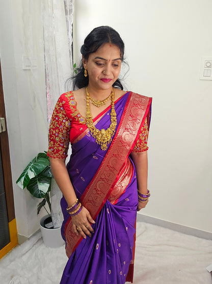 Saree un stiched blouse code SLS 555