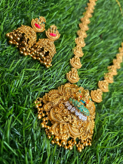 Long set with earrings code SLS 592J