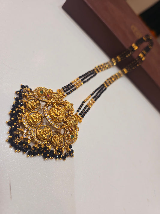 Long Black beads mangalsutra  268