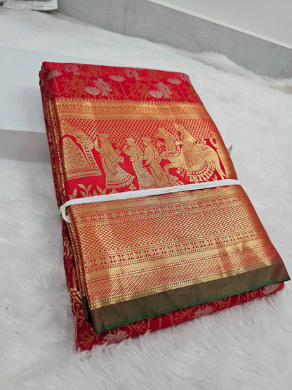 Saree un stiched blouse code SLS 583