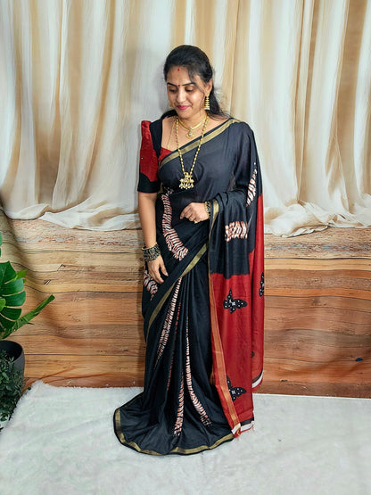 Saree un stiched blouse code SLS 685