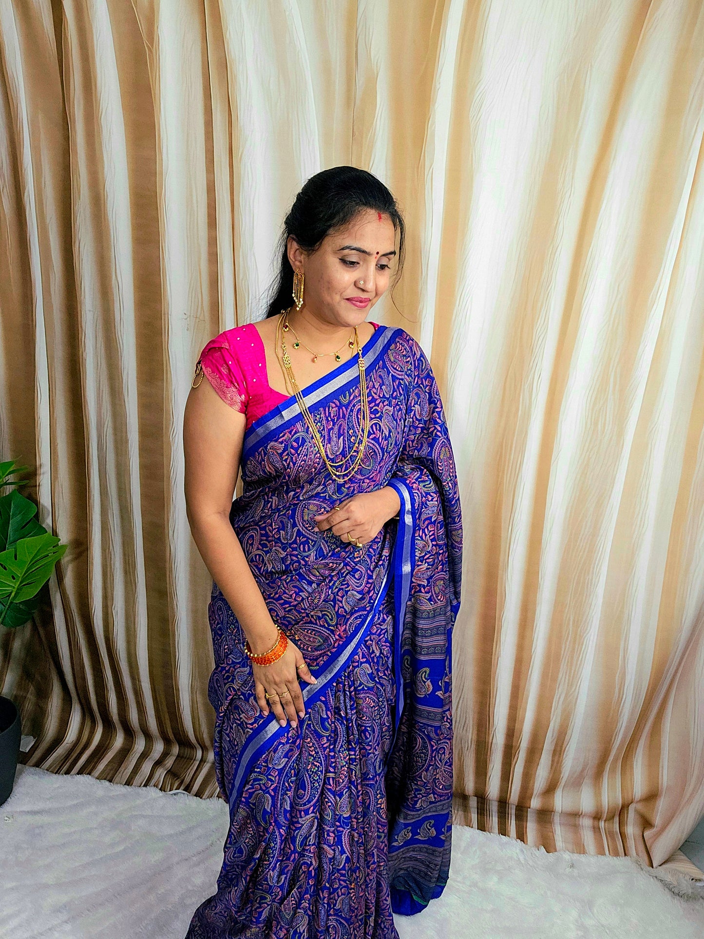 Saree un stiched blouse code SLS 654