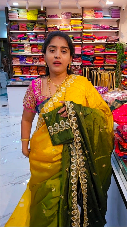 Saree un stiched blouse code 608