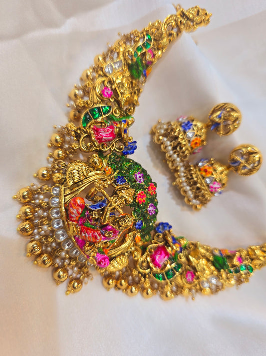 Neck set with earrings Code SLS 286 J