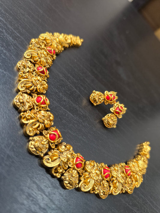 Neck set with earrings code SLS 582J