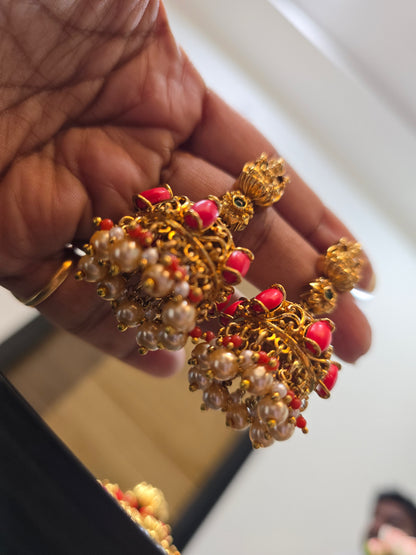 Long set with earrings code SLS 582J