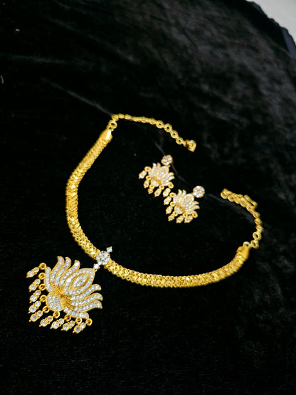 Neck set with earrings code SLS 704J