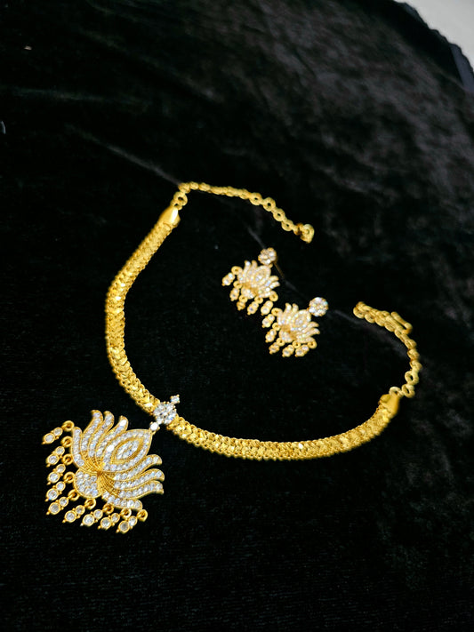 Neck set with earrings code SLS 704J