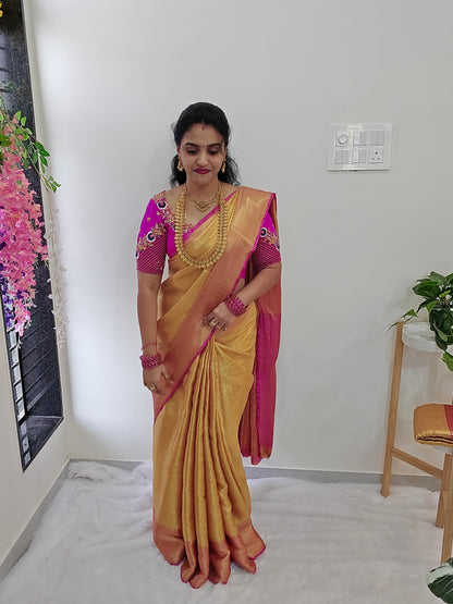Saree un stiched blouse code SLS 361